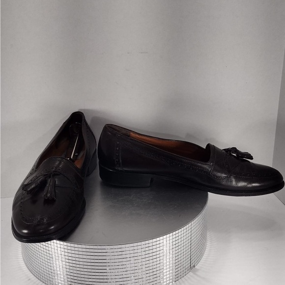 Cable&co Elegant Black Tassel Loafers size 11.5 pre owned good condition - Picture 10 of 13